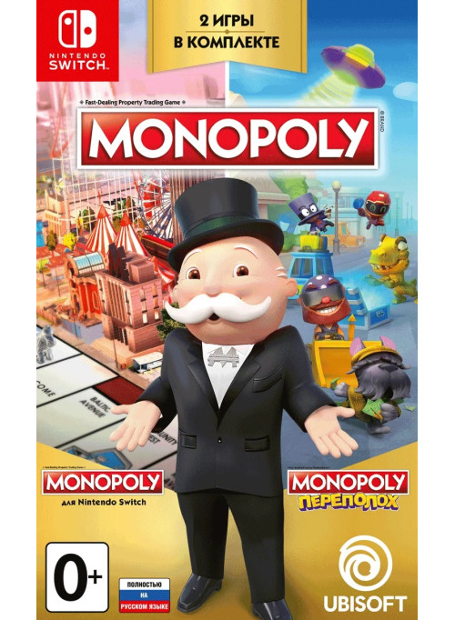 Monopoly + Monopoly Переполох (Madness) (Nintendo Switch)